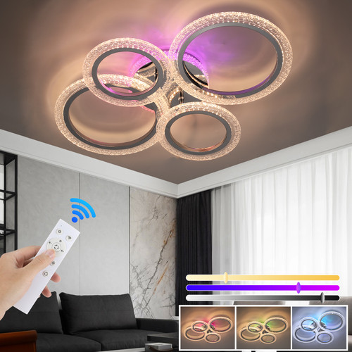 Acryl ring led deckenleuchte - ring,