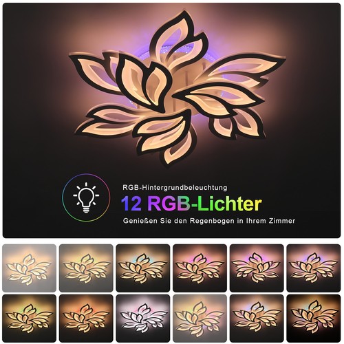 Rgb led deckenleuchte - led,