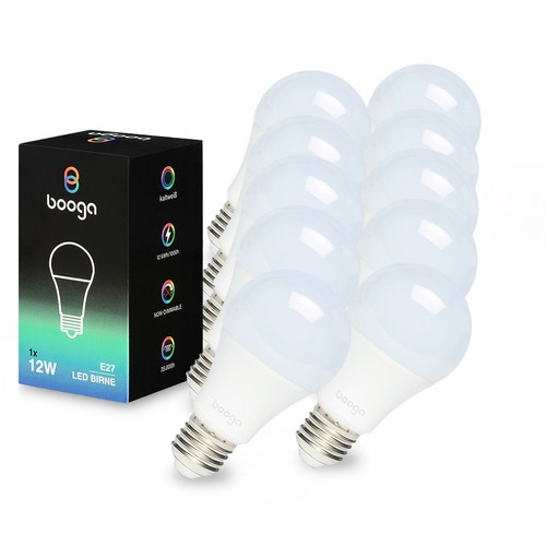 Led lampe e27 booga 12w - led, 15w